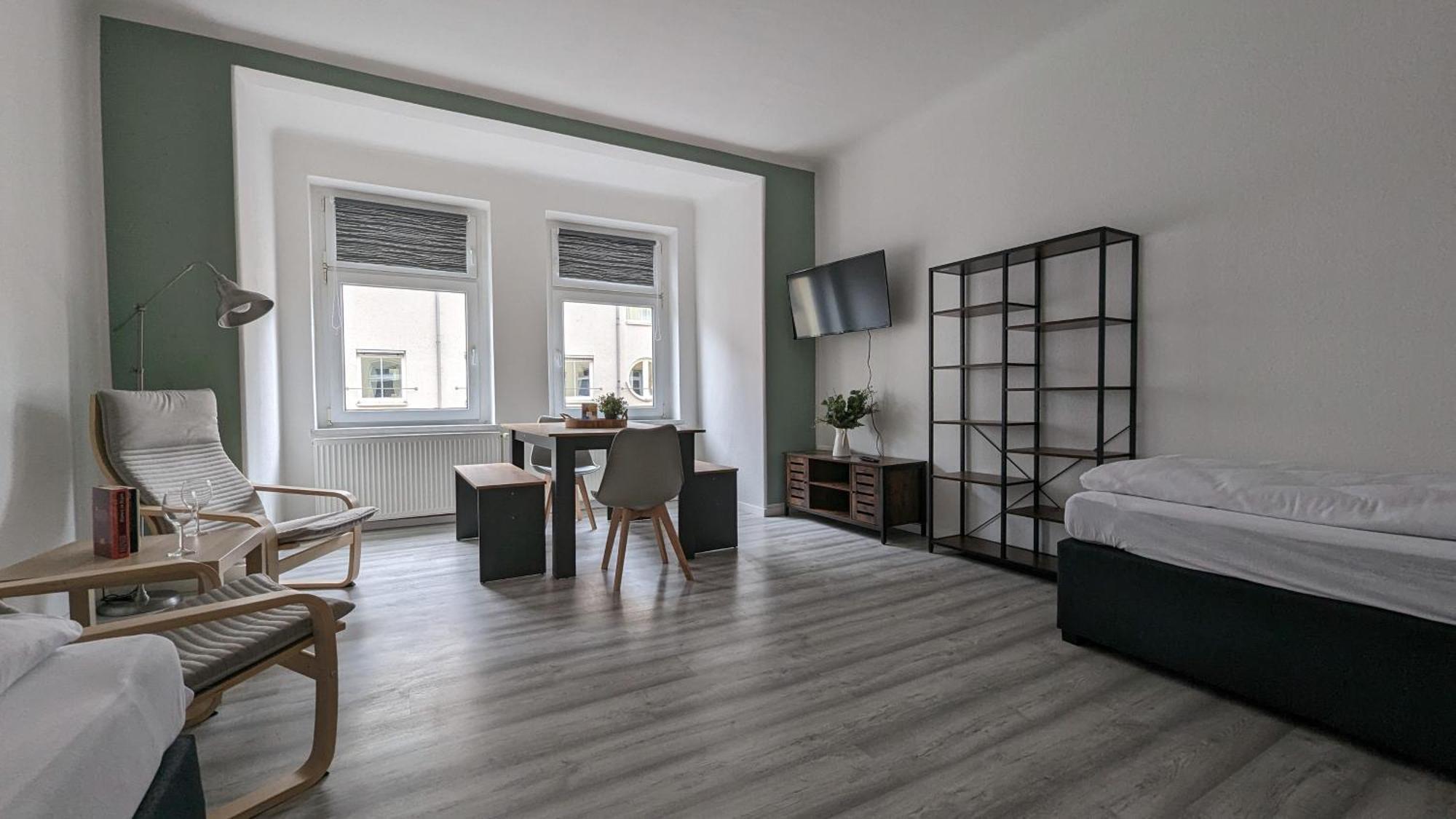 Sali-Homes Boarding Haus Monteur-Wohnungen Balkon Vollkueche Autobahnaehe Markranstädt Exterior foto